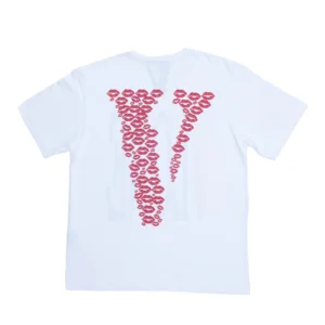 VLONE X RED LIPSTICK OG EMBROIDERED T-SHIRT (WHITE)
