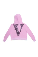 VLONE X BLACK LIPSTICK FRIENDS- EMBROIDERED HOODIE (PINK)