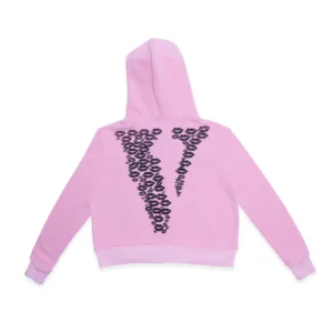 VLONE X BLACK LIPSTICK FRIENDS- EMBROIDERED HOODIE (PINK)