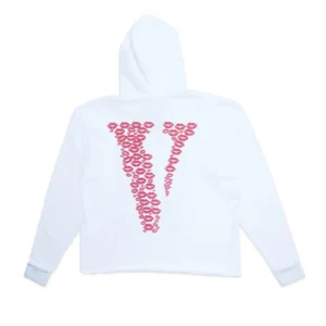 VLONE X RED LIPSTICK OG EMBROIDERED HOODIE (WHITE)
