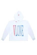 VLONE X RED LIPSTICK OG EMBROIDERED HOODIE (WHITE)