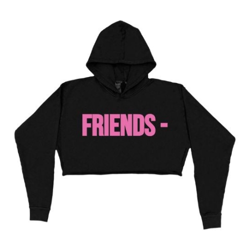 VLONE X FRIENDS – PINK HOODIE – BLACK (WOMENS) VLONE X FRIENDS – PINK HOODIE – BLACK (WOMENS)