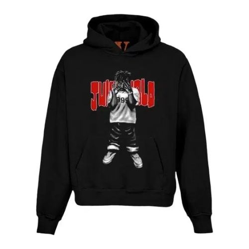 Juice Wrld Vlone Black Hoodie Juice Wrld Vlone Black Hoodie