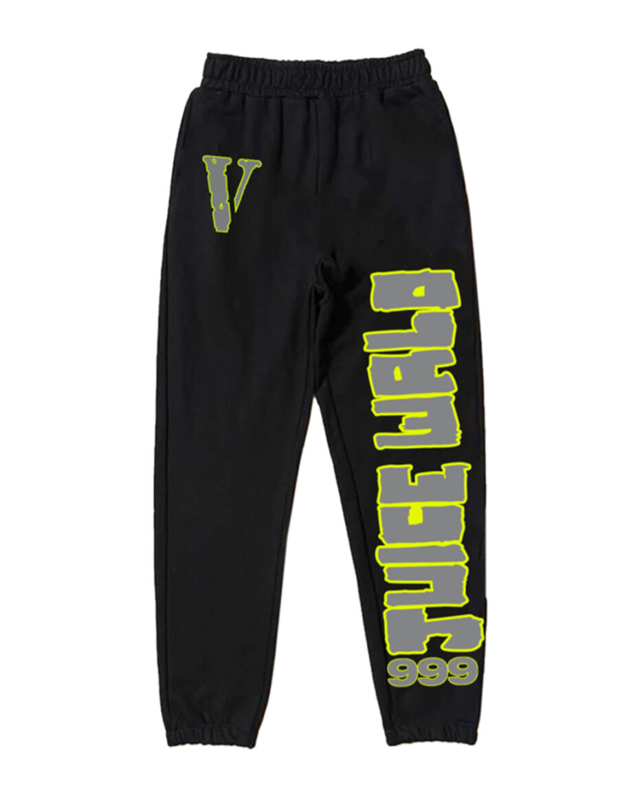 Juice Wrld x Vlone Legend Black Sweatpants Juice Wrld x Vlone Legend Black Sweatpants