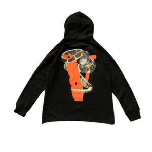 One Eye Snake Vlone Black Hoodie