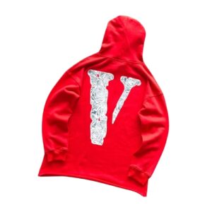 Vlone X The Woo Hoodie – Red