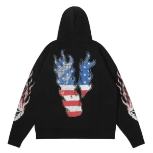 VLONE FLAG ZIP UP HOODIE