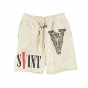 Vlone X Saint Modern – Grey Shorts