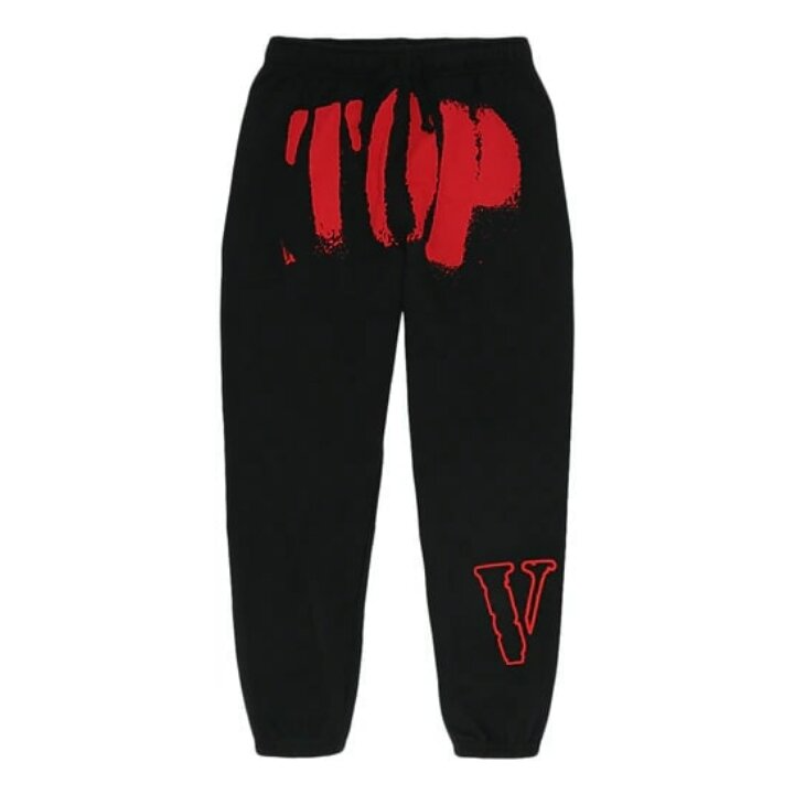 YoungBoy NBA x Vlone Red TOP Black Sweatpants YoungBoy NBA x Vlone Red TOP Black Sweatpants